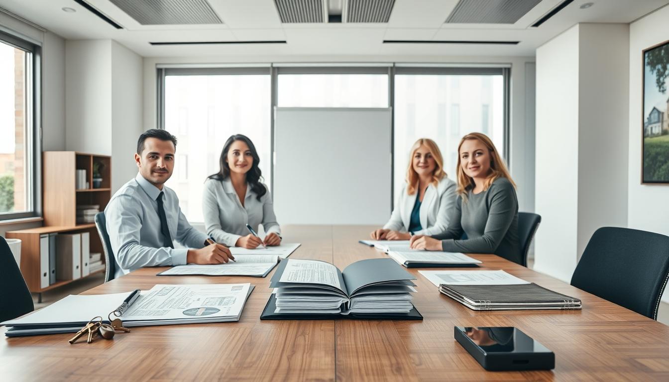 Business agreement signing